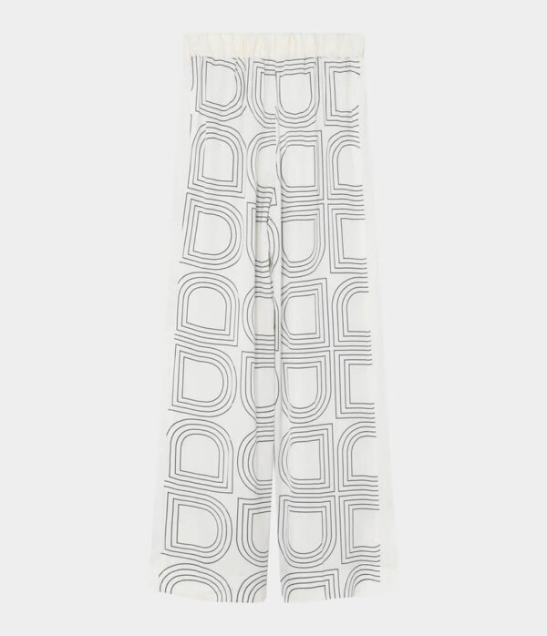 Day Birger Posey Fluid Viscose Pants in Jet Stream