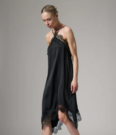 Day Birger Umali Fluid Viscose Dress in Black