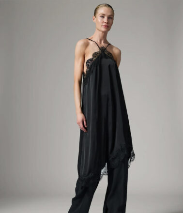 Day Birger Umali Fluid Viscose Dress in Black