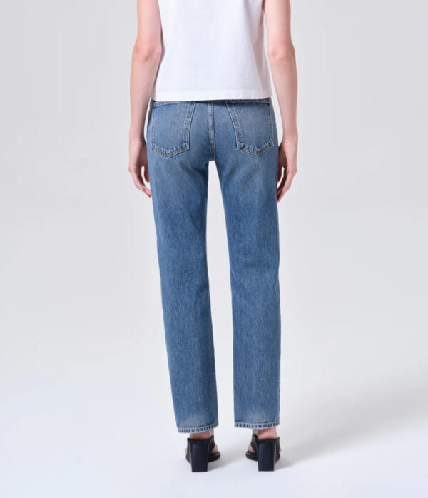 Agolde Lana High Rise Straight Leg Jean in Liberty