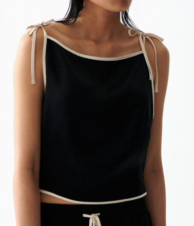 Sancia The Jojo Top in Noir