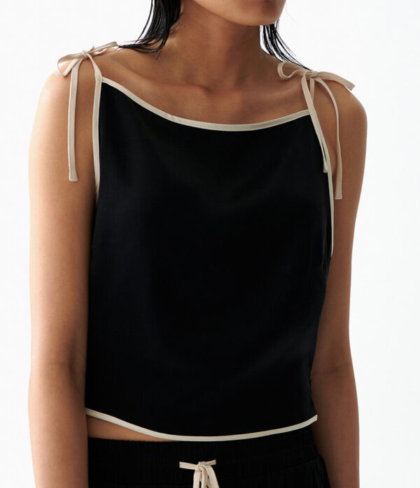 Sancia The Jojo Top in Noir