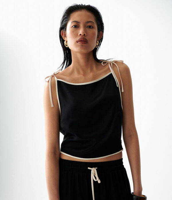 Sancia The Jojo Top in Noir