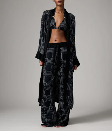 Day Birger Posey Fluid Viscose Pant in Black