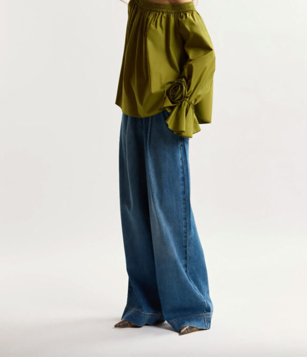Essentiel Antwerp Jaul Wide Legged Jeans in Patriot Blue
