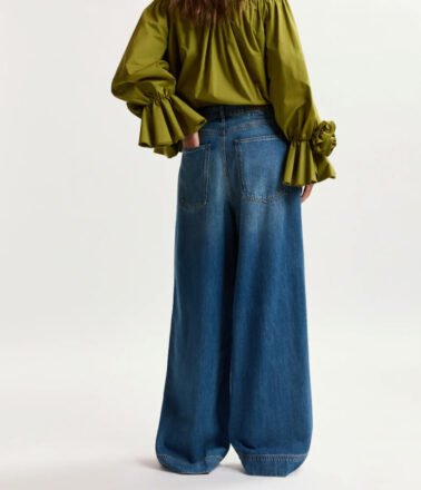 Essentiel Antwerp Jaul Wide Legged Jeans in Patriot Blue