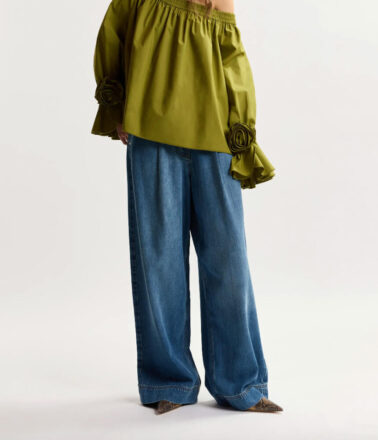Essentiel Antwerp Jaul Wide Legged Jeans in Patriot Blue