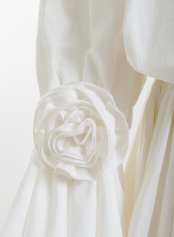 Essentiel Antwerp Jegan Off The Shoulder Mini Dress in Off White