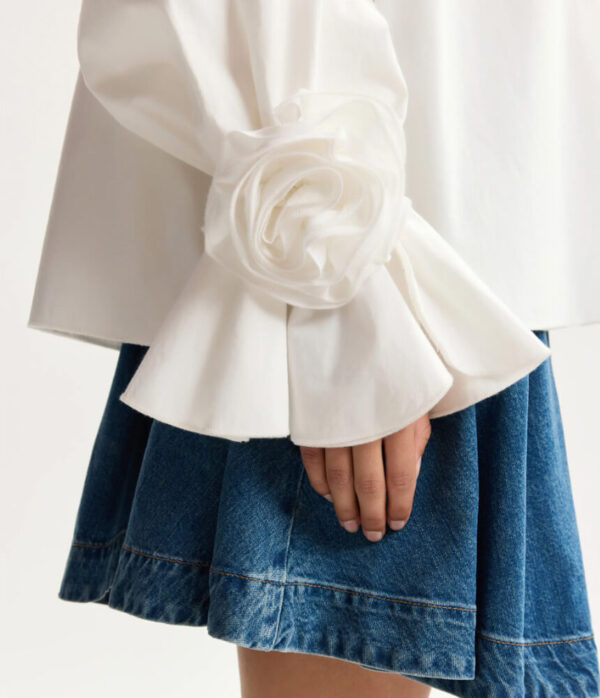 Essentiel Antwerp Jofie Off The Shoulder Top in Off White