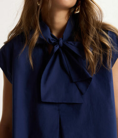 Essentiel Antwerp Jalaysia Sleeveless Top in Patriot Blue