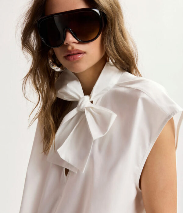 Essentiel Antwerp Jalaysia Sleeveless Top in Off White