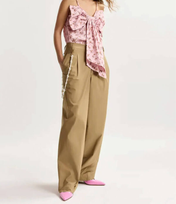 Essentiel Antwerp Jesuis Barrel Leg Pant in Cafe Frappe