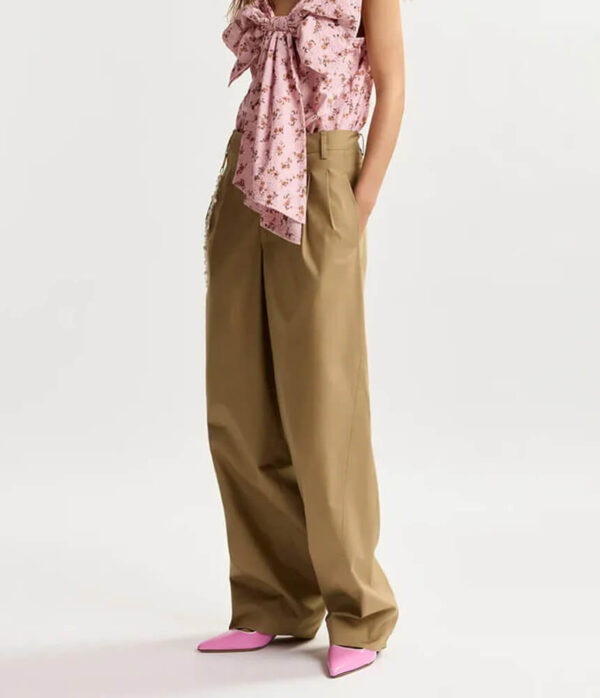 Essentiel Antwerp Jesuis Barrel Leg Pant in Cafe Frappe