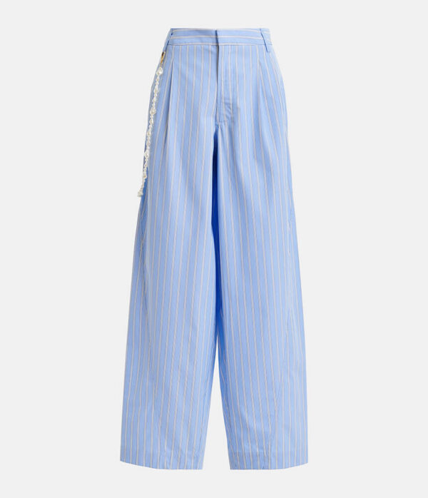Essentiel Antwerp Jesuis Barrel Leg Pant in Electric Cyan