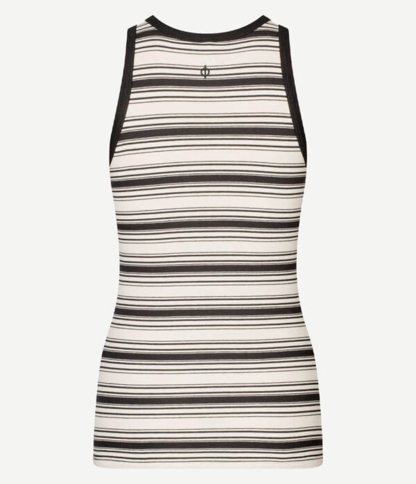 Samsoe Samsoe Alexo Tank in Egret Stripe