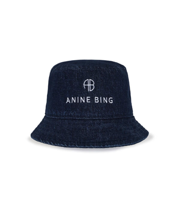 Anine Bing Nicks Bucket Hat in Ink Blue