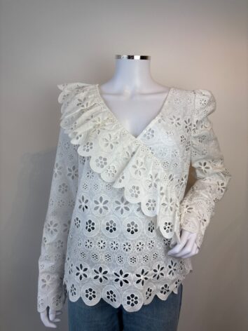 Self Portrait Brodie Frill Top