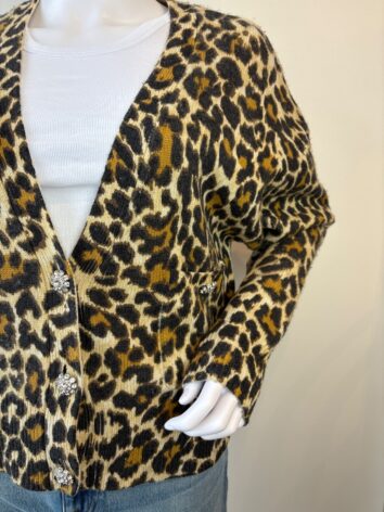 Essentiel Antwerp Leopard Cardigan