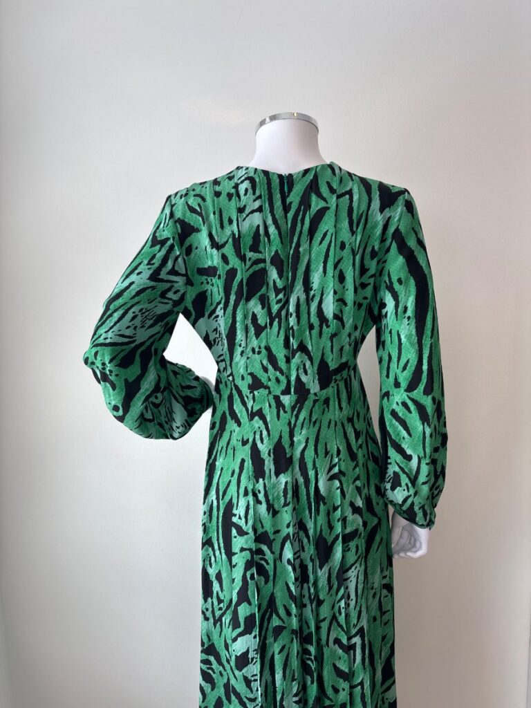 RIXO Tiger Stripe Dress