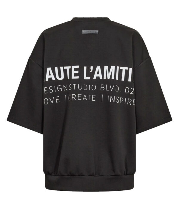 Haute L’Amitie Back Print Studio Short Sleeve Sweat