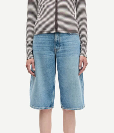 Samsoe Samsoe Satessa Jorts in Stream Blue