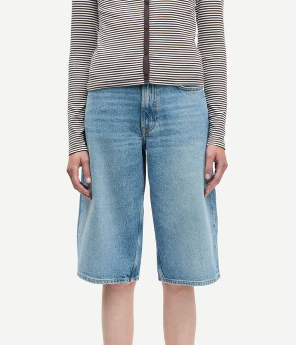 Samsoe Samsoe Satessa Jorts in Stream Blue