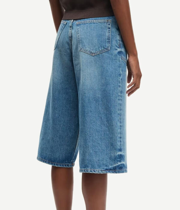 Samsoe Samsoe Saveyra Jorts in Oceanic Blue
