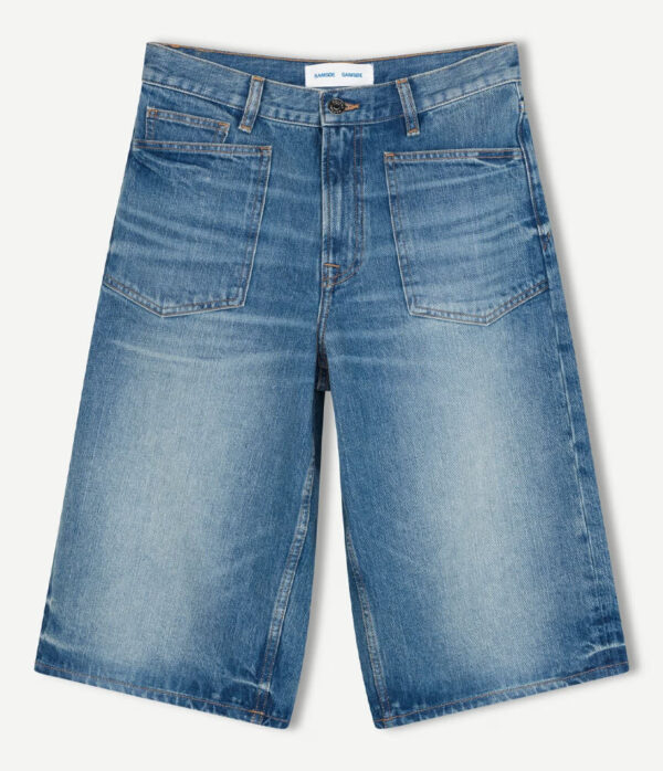 Samsoe Samsoe Saveyra Jorts in Oceanic Blue