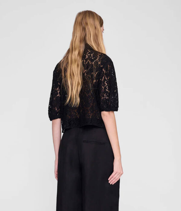 Anine Bing Shayna Top in Black