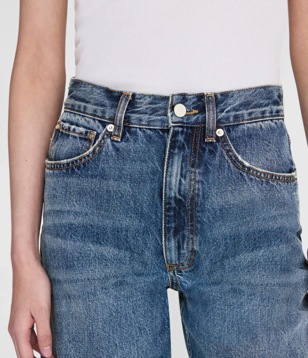 Anine Bing Brie Wide Leg Jean in Cabana Blue