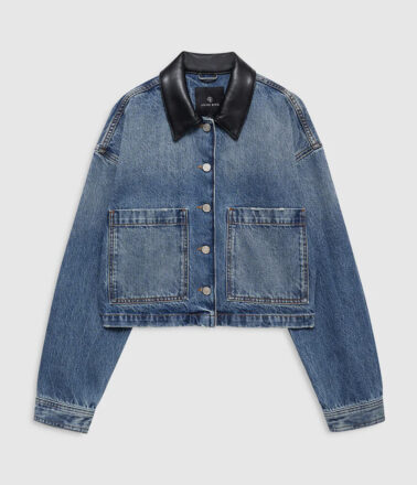 Anine Bing Yuma Jacket in Cabana Blue