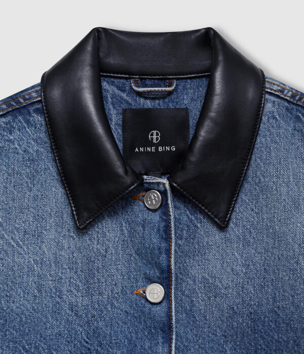 Anine Bing Yuma Jacket in Cabana Blue