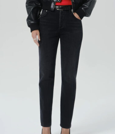 CoH 90s French High Rise Jean in Andreas Washed Black