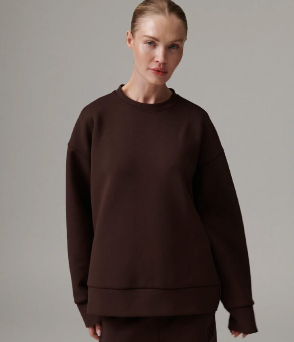 Day Birger Crewa Scuba Top in Grey Melange