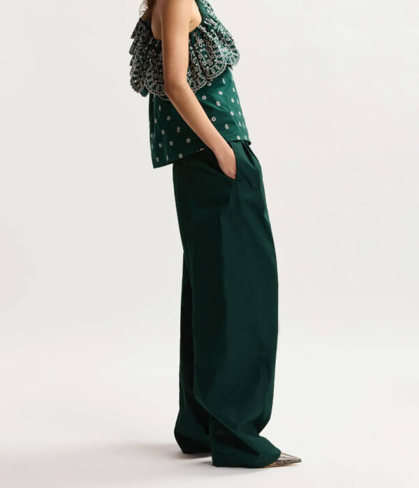 Essentiel Antwerp Katsu Barrel Leg Jean in Aquamarine Blue
