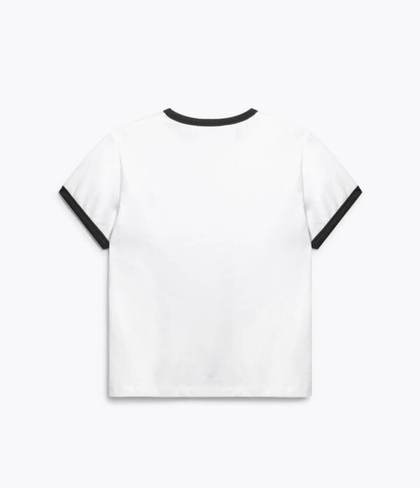 Atelje A Team Short Sleeve Tee Shirt in White