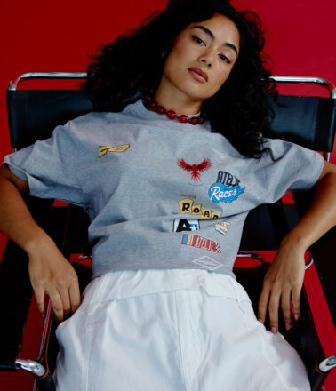 Atelje Pit Stop Short Sleeve Tee in Grey