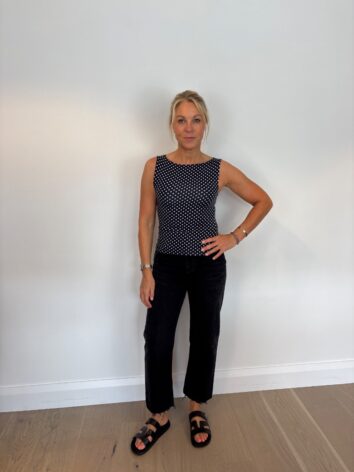 Reformation Polka Dot Top