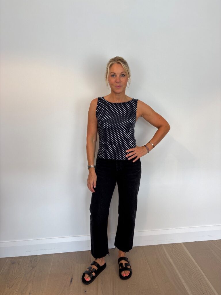 Reformation Polka Dot Top