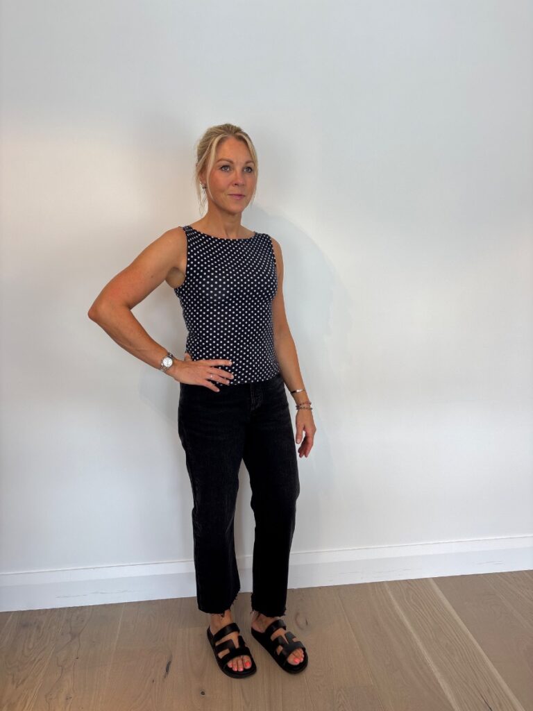 Reformation Polka Dot Top