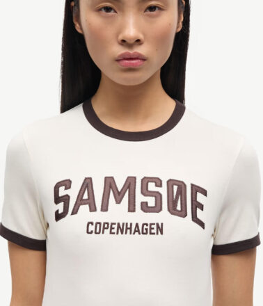 Samsoe Samsoe Sabond T Shirt in Egret Cream