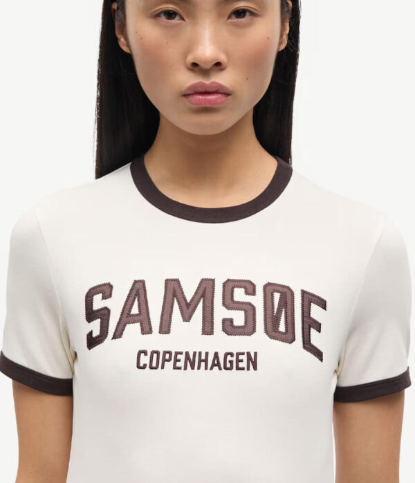 Samsoe Samsoe Sabond T Shirt in Egret Cream