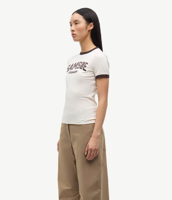 Samsoe Samsoe Sabond T Shirt in Egret Cream
