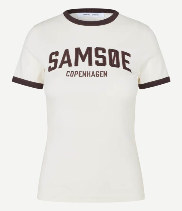 Samsoe Samsoe Sabond T Shirt in Egret Cream