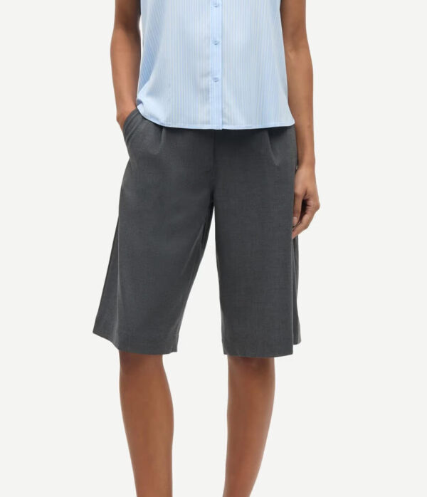 Saharper Pleat Shorts in Ombre Blue