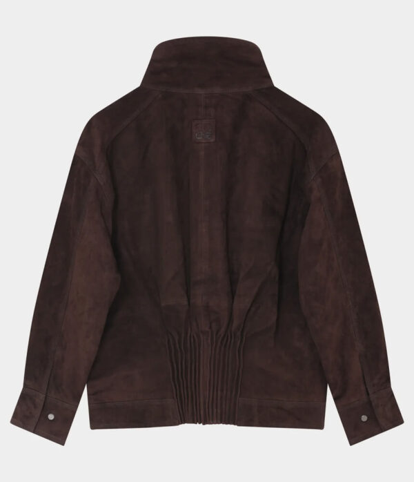 2ND DAY Maluma Suede Feel Jacket in Java Brown