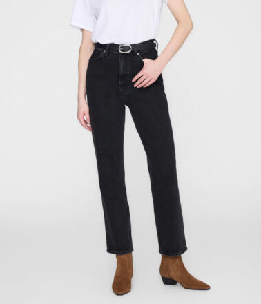 Anine Bing Jane Jean 28″ in Vintage Black