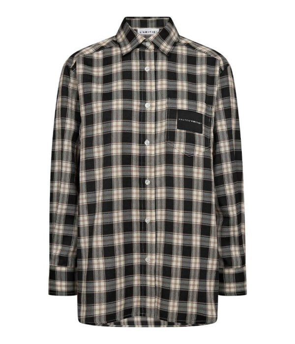 Haute L’Amitie Early Haute Check Shirt in Black Check