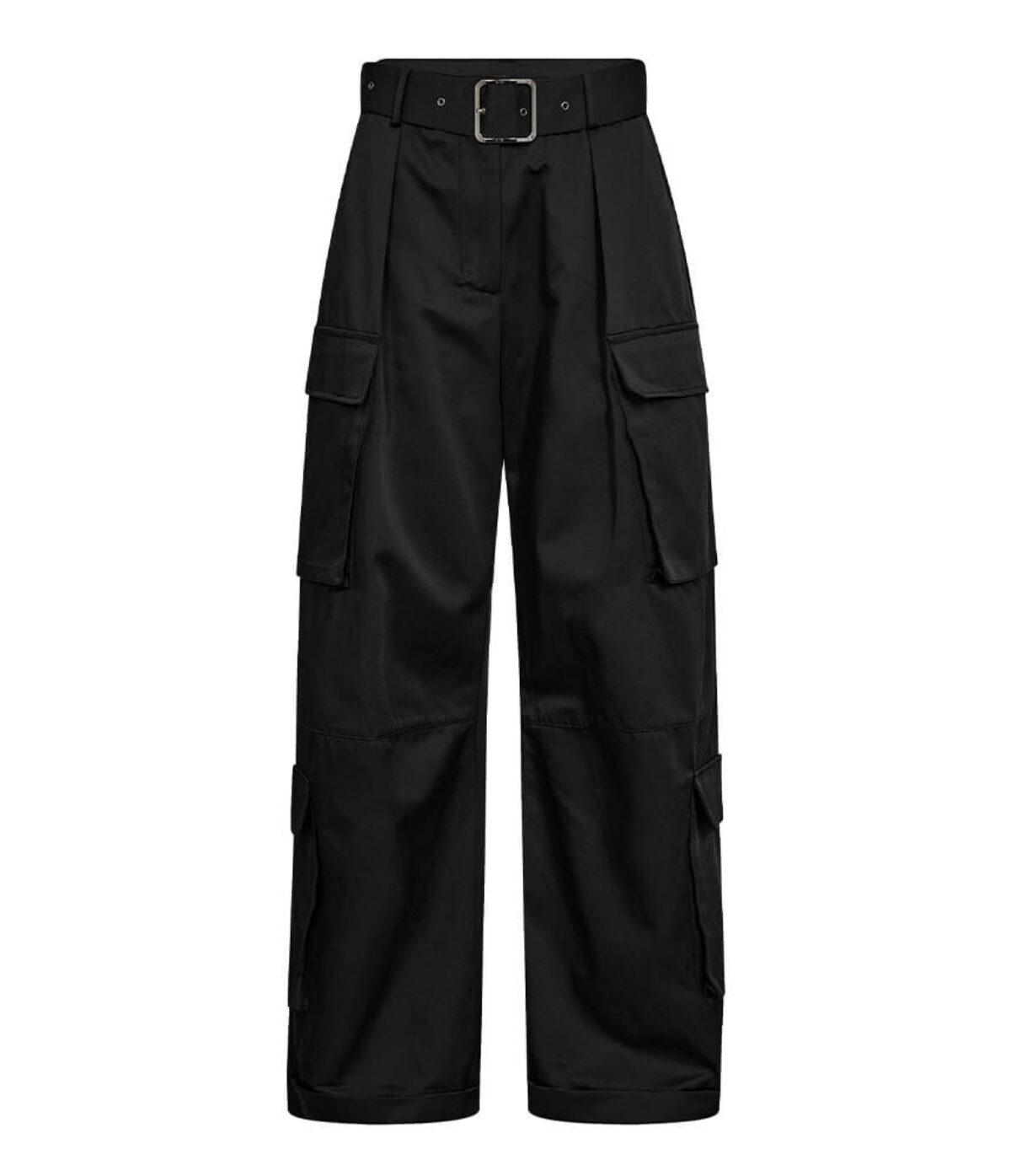 Trousers - Black White Denim