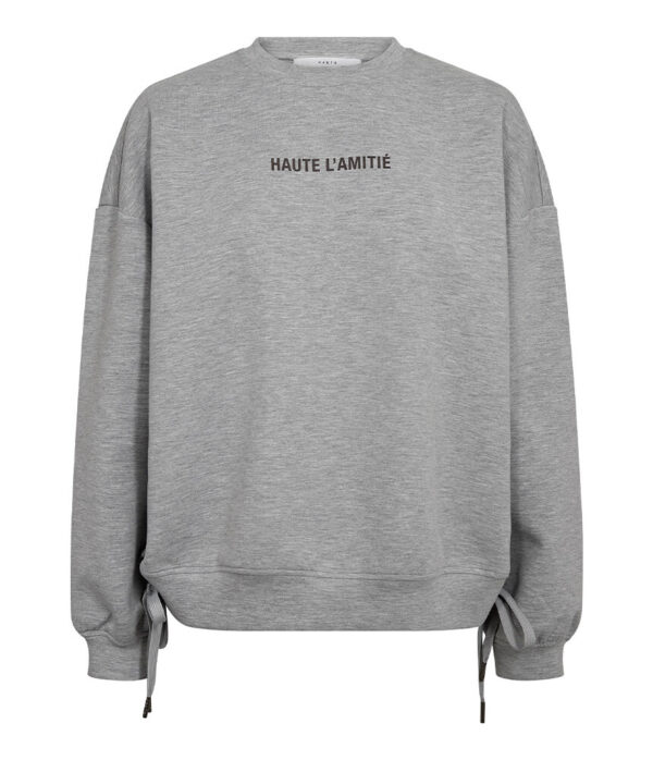 Haute L’Amitie New Studio Tie Sweatshirt in Grey
